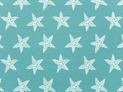 Star Fish Capri Blue Covington Outdoor Fabric
