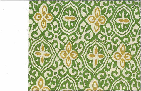 Alhambra Handprint Grass Laura Kiran Fabric