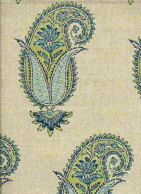 Antique Paisley Print Spring Laura Kiran Fabric