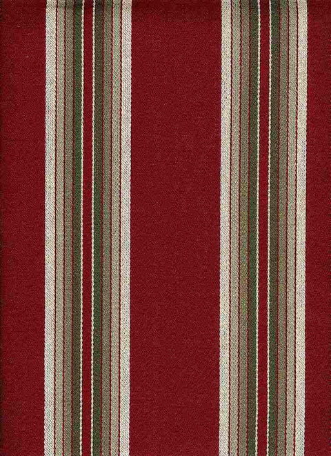 Bastille Stripe Merlot Laura Kiran Fabric