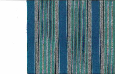 Bronte Stripe Blue Laura Kiran Fabric