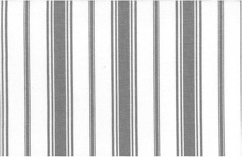 Coastal Stripe Flax Laura Kiran Fabric