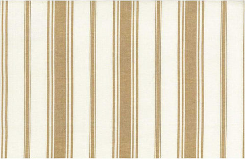 Coastal Stripe Tan Laura Kiran Fabric