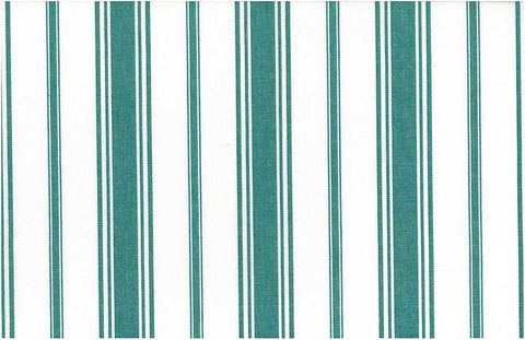 Coastal Stripe Turquoise Laura Kiran Fabric