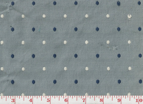 Double Dots Pale Blue Laura Kiran Fabric