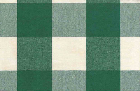 Four Inch Check 3170 Kelly Green Laura Kiran Fabric