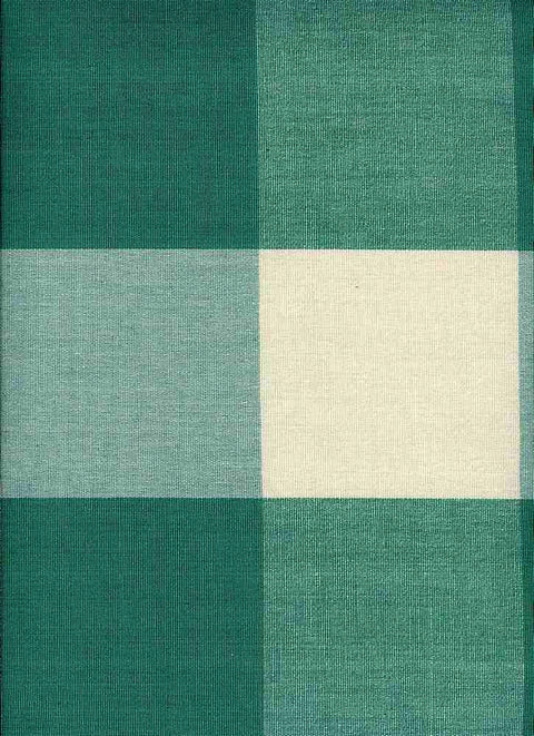Four Inch Check 3170 Turquoise Laura Kiran Fabric