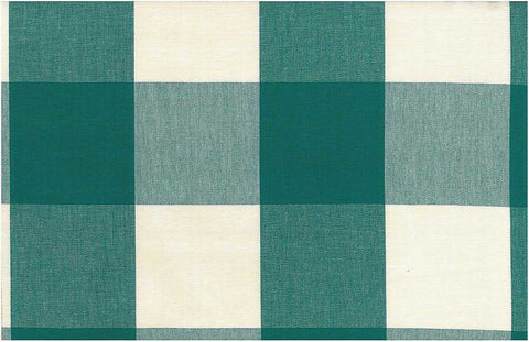 Four Inch Check 3163 Turquoise Laura Kiran Fabric