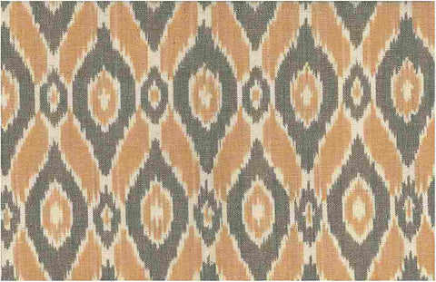 Istanbul Ikat Taupe Tan Laura Kiran Fabric