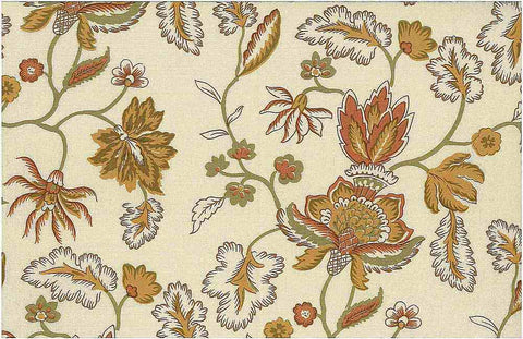 Java Handprint Autumn Laura Kiran Fabric