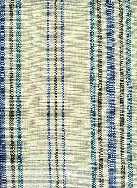 Lisbon Stripe Teal Laura Kiran Fabric