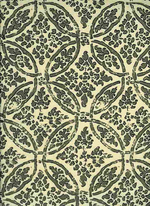 Mandala Print Granite Laura Kiran Fabric
