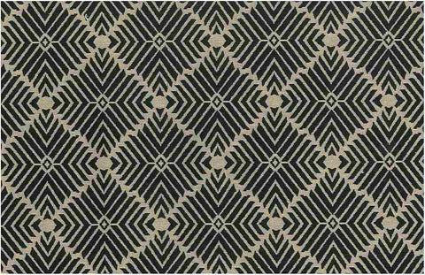 Starburst Doubleweave Black Sand Laura Kiran Fabric