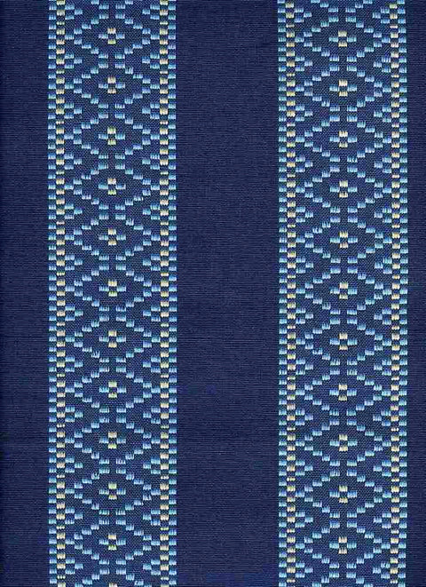 Swedish Stripe Ocean Laura Kiran Fabric