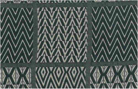 Tribal Squares Slate Laura Kiran Fabric