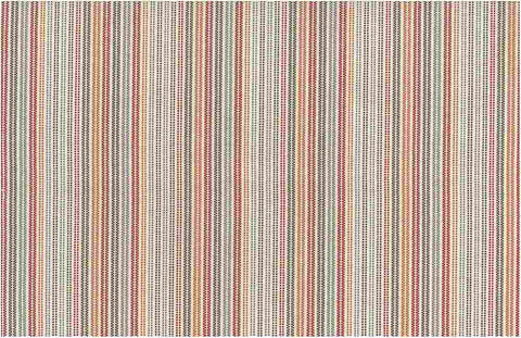 Textured Stripe Red Taupe Laura Kiran Fabric