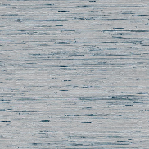 Y6201603 Blues Lustrous Grasscloth Wallpaper
